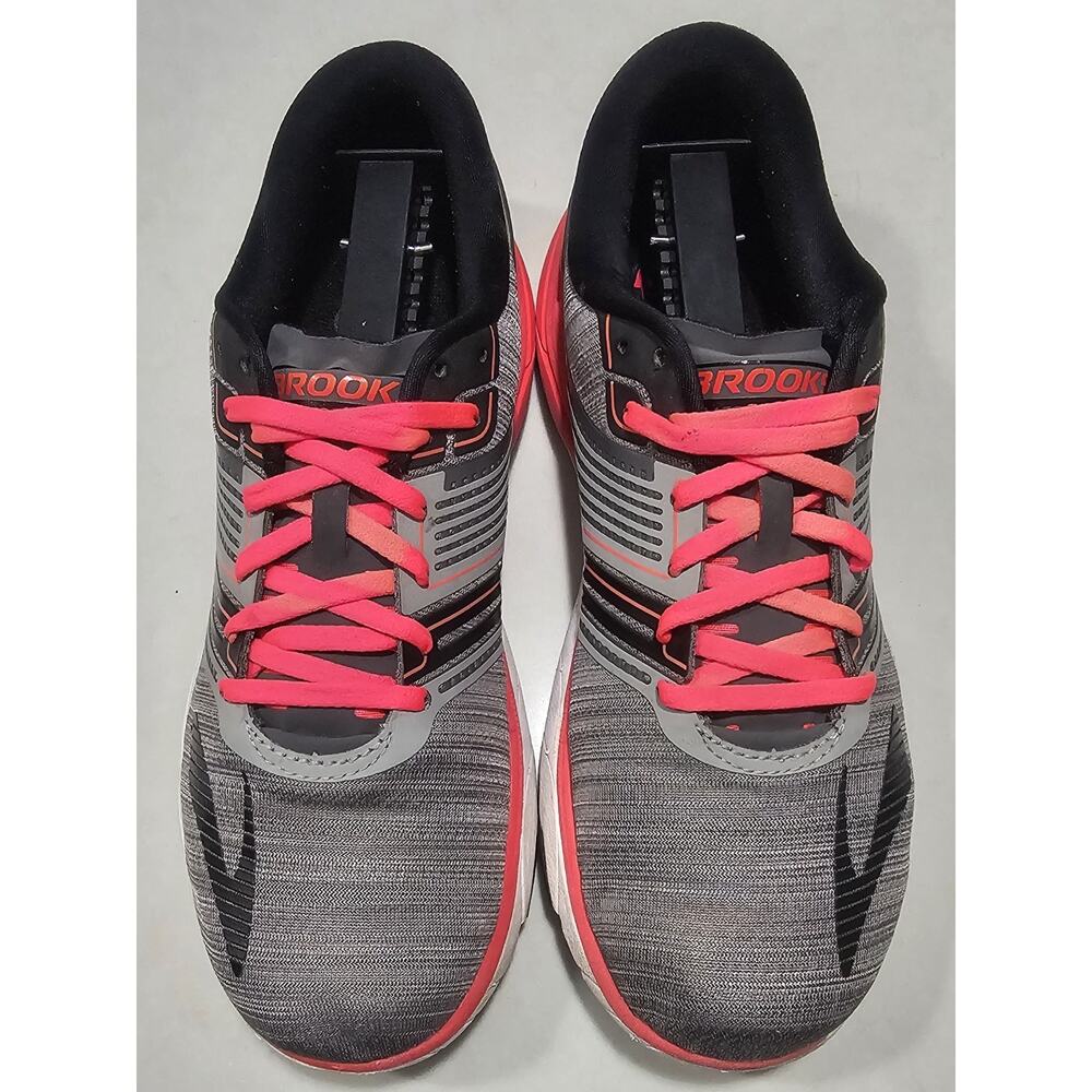 Brooks PureCadence 6 Women’s Running Shoes Gray Pink Athletic Sneakers Size 9 US